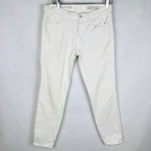 Madewell Women Size 29 Skinny Ankle White Jeans